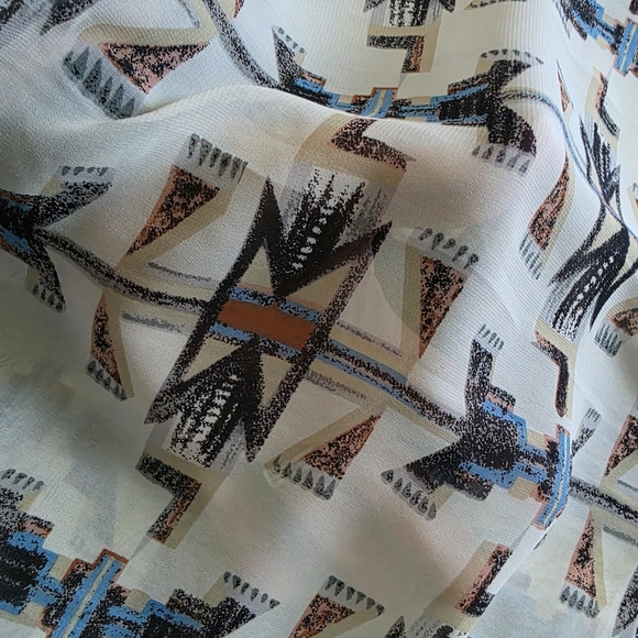 🔥5 FOR $25🔥Bobeau Sheer Western Tank, Size Small - Picture 4 of 5